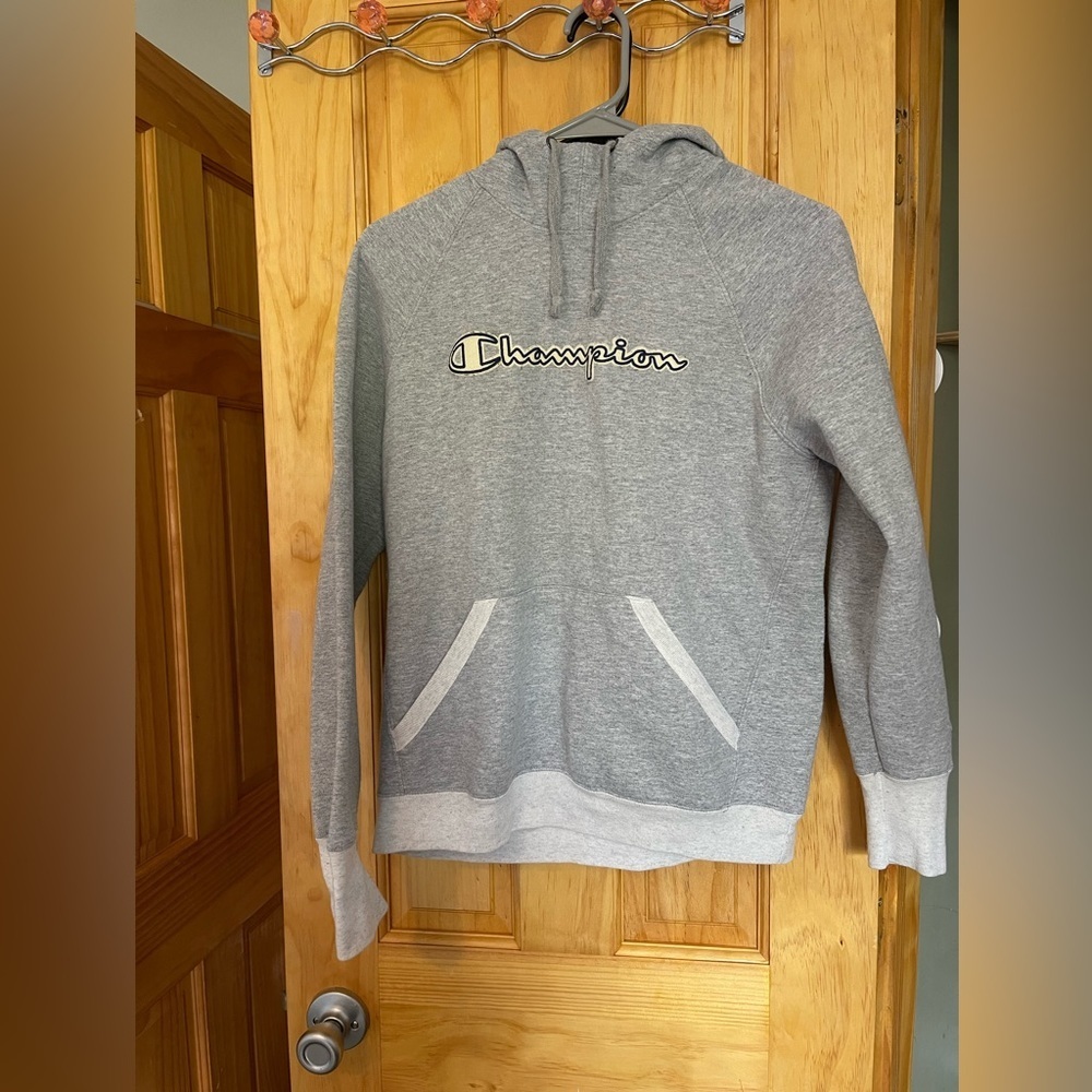 Champion grey hoodie. Great condition size medium